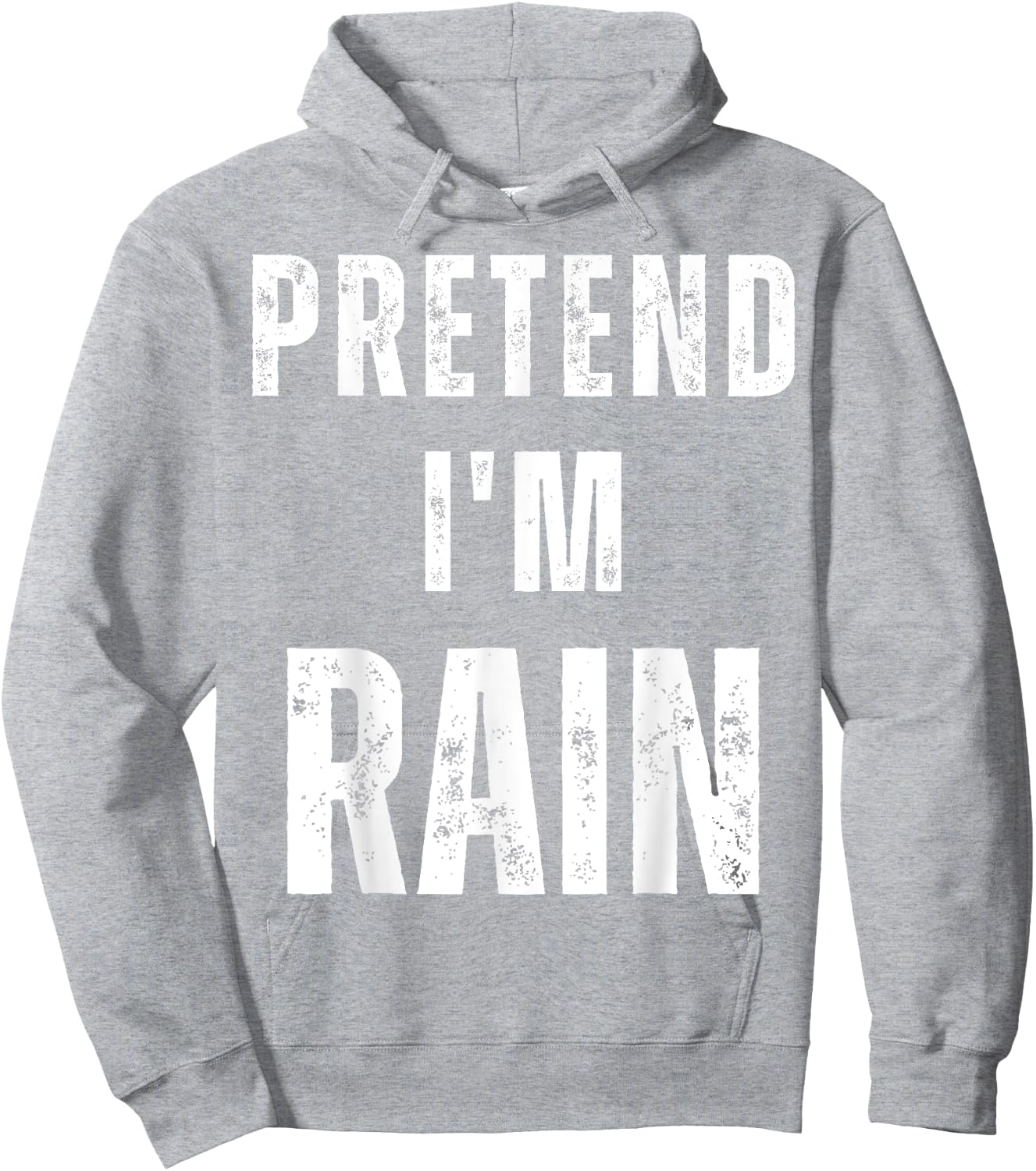 Pretend I'm Rain Matching Costume Funny Halloween Hoodie - Hoodie | Ash