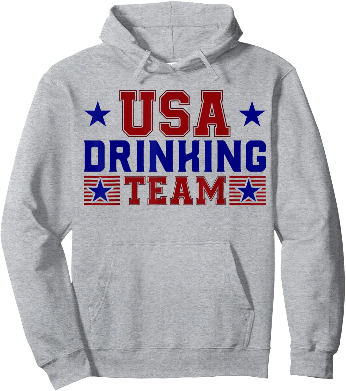 Retro USA Drinking Team Funny American Flag 4th of july Men Hoodie - Hoodie | Ash