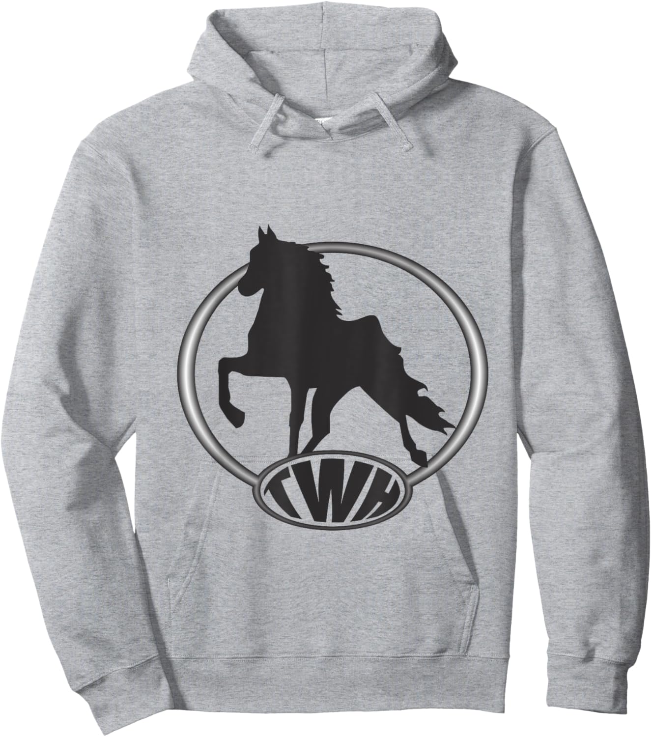 TWH Tennessee Walking Horse Equestrian Trending Horses Hoodie - Hoodie | Ash