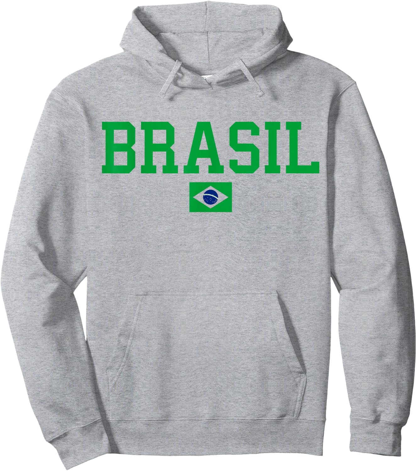 Brazil T Shirt Women Men Kids Brasil Brazilian Flag Yellow Hoodie - Hoodie | Ash