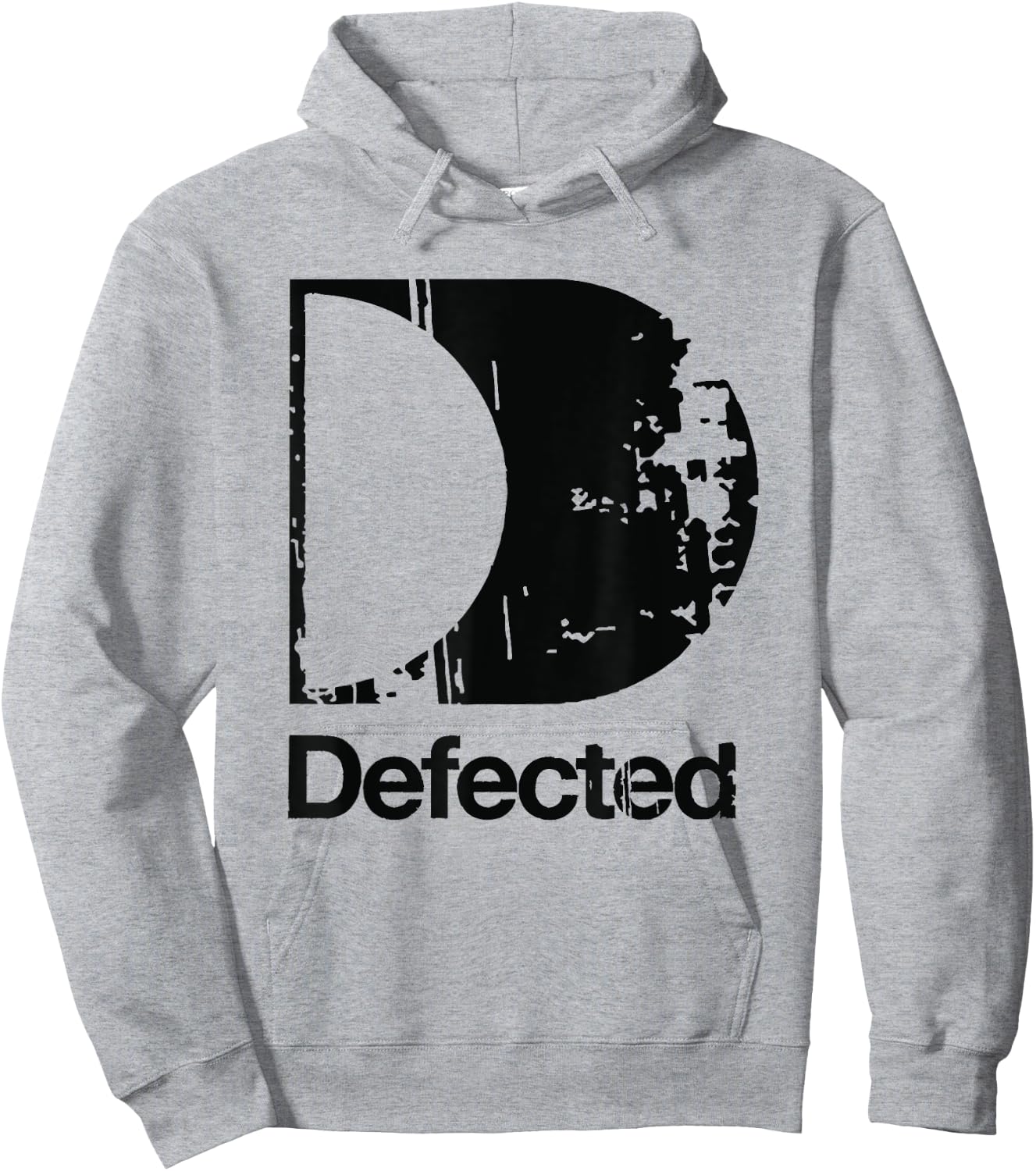 Classic Black Print D Faulty Hoodie - Hoodie | Ash