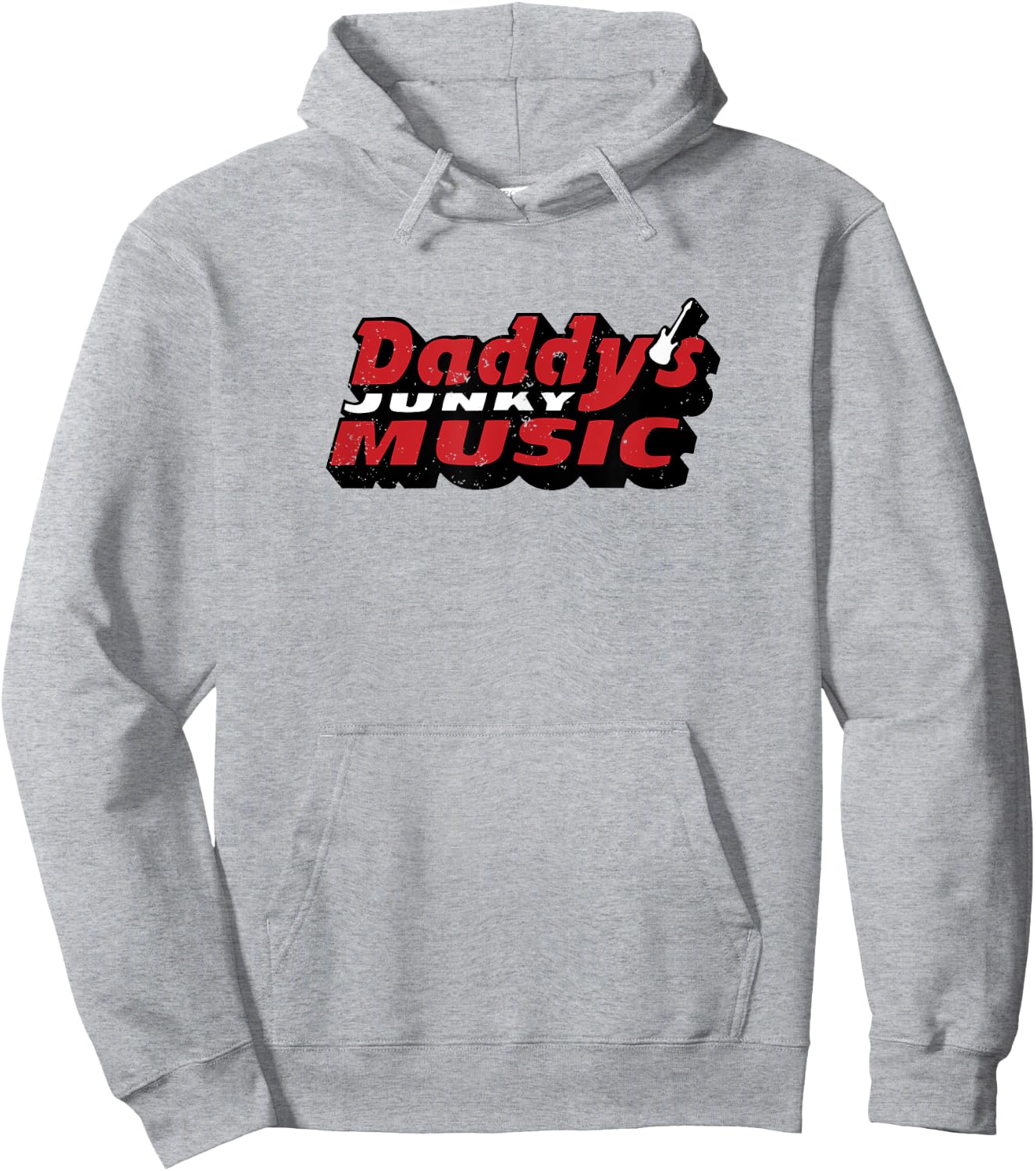 Daddy's Junky Music Boston Guitar & Amp Retro Store Vintage Hoodie - Hoodie | Ash
