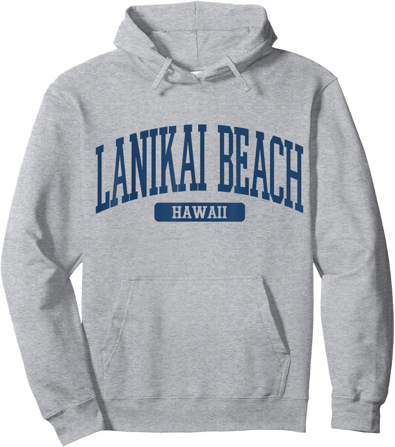 Lanikai Beach Hawaii Souvenir Simple Summer Aesthetic Hoodie - Hoodie | Ash