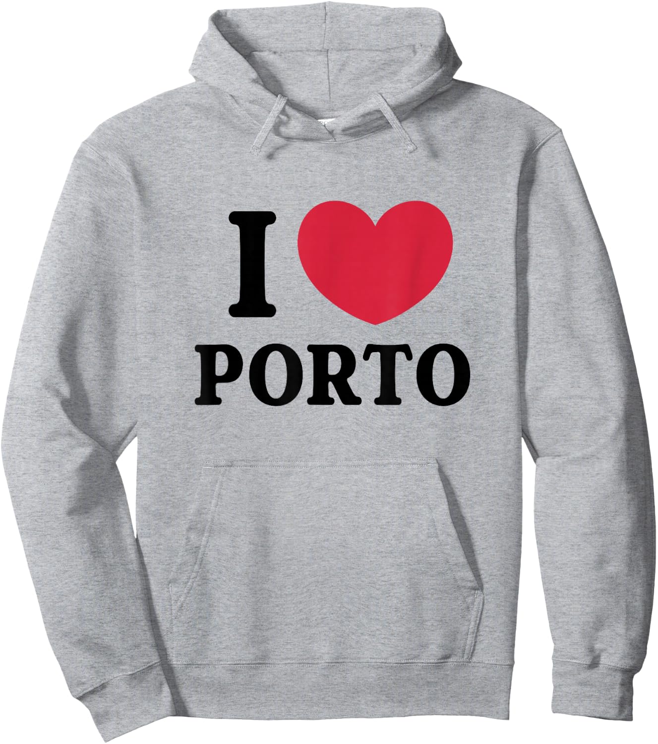 I Love Porto , white, S Hoodie - Hoodie | Ash