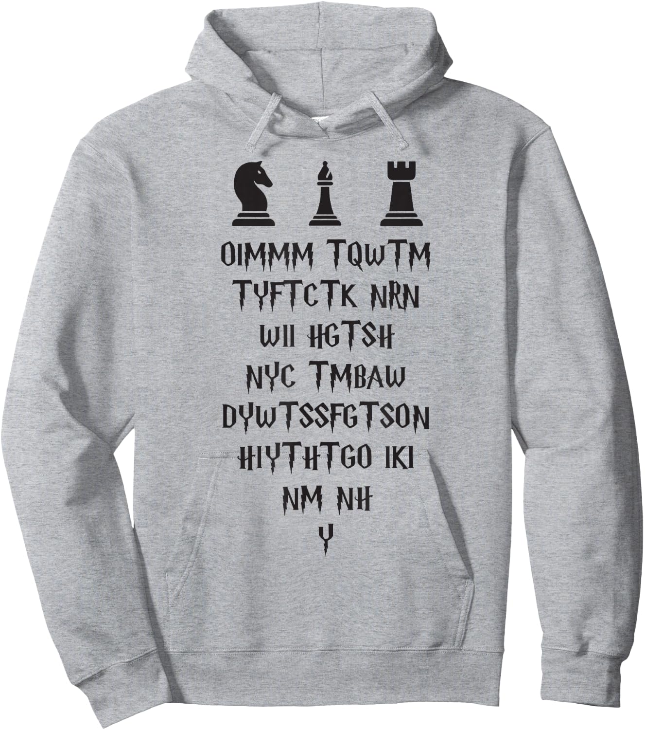 Once I Make My Move Acronym Wizard Chess Funny Design Hoodie - Hoodie | Ash