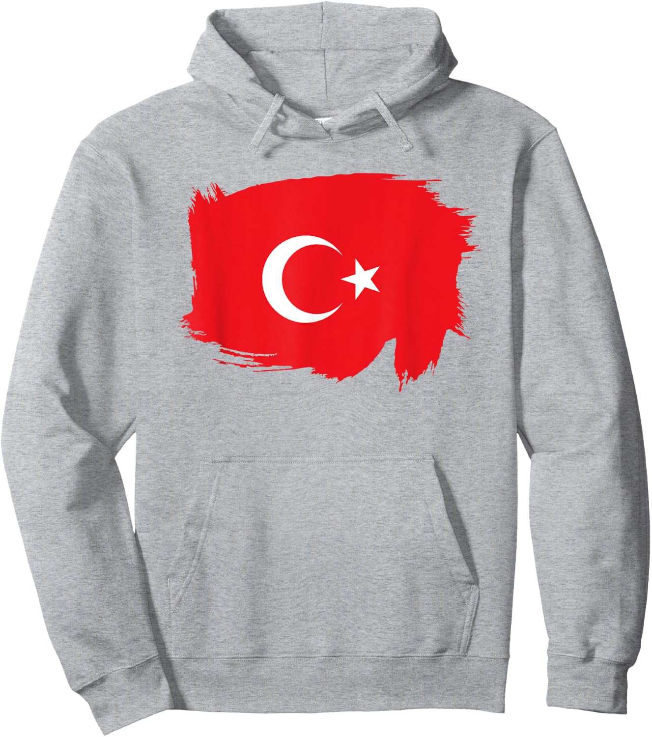 Türkei Flagge Türk Bayragi Design Damen Herren Deko Türkiye Hoodie - Hoodie | Ash