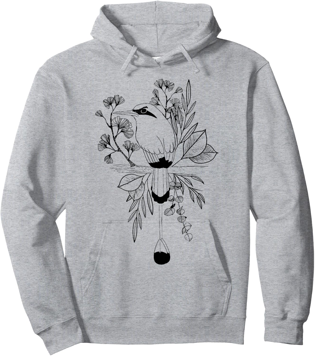 Torogoz bird Ave nacional El Salvador Nicaragua illustration Hoodie - Hoodie | Ash
