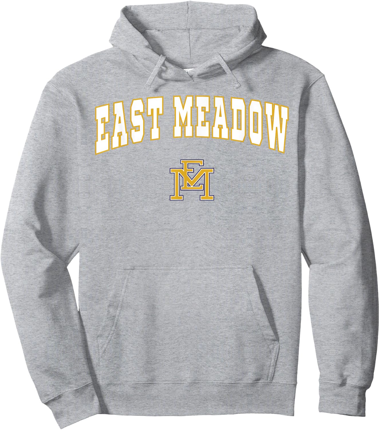 East Meadow High School Jets Hoodie - Hoodie | Ash