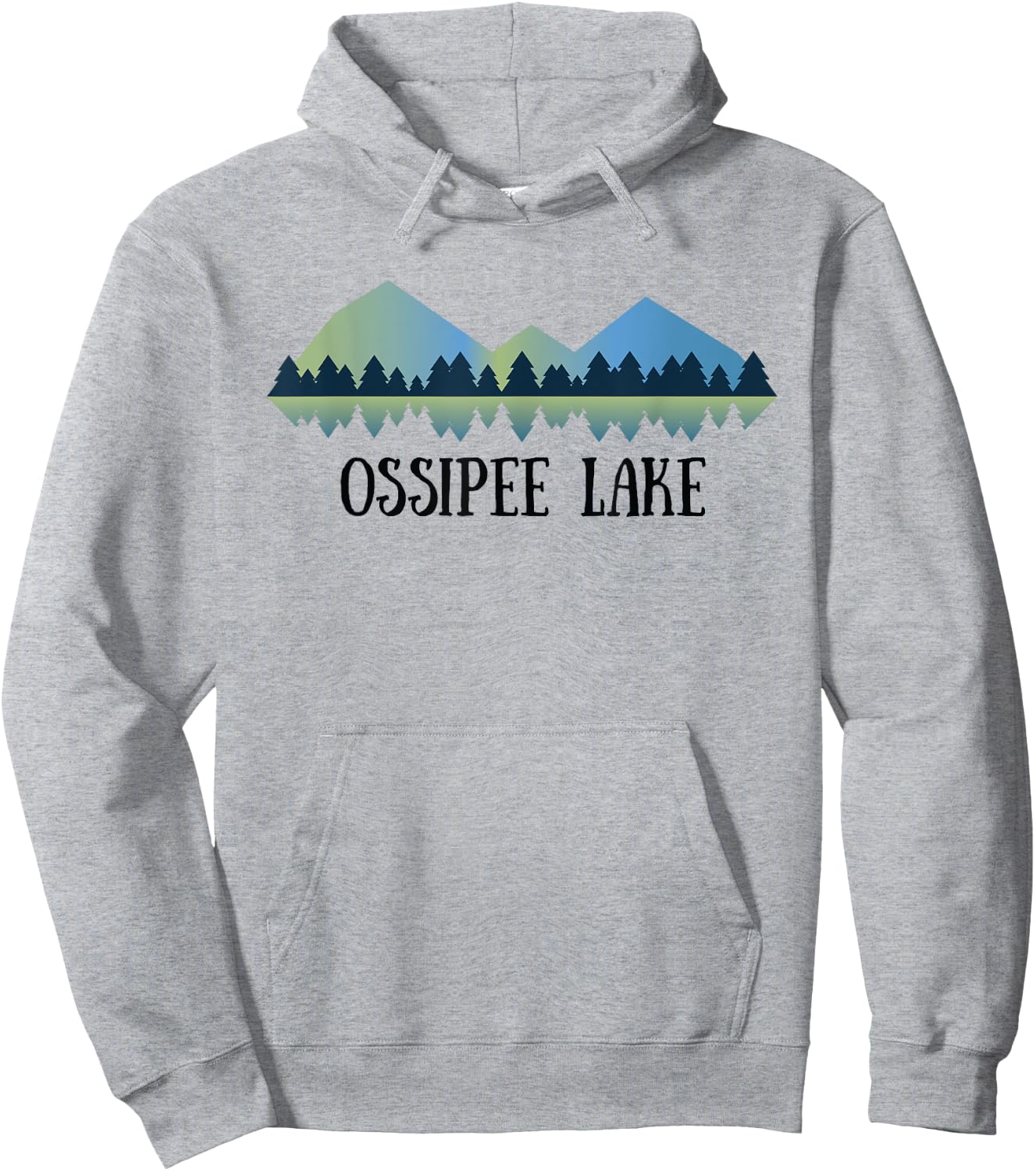 Lake Ossipee NH | New Hampshire Shirt Hoodie - Hoodie | Ash
