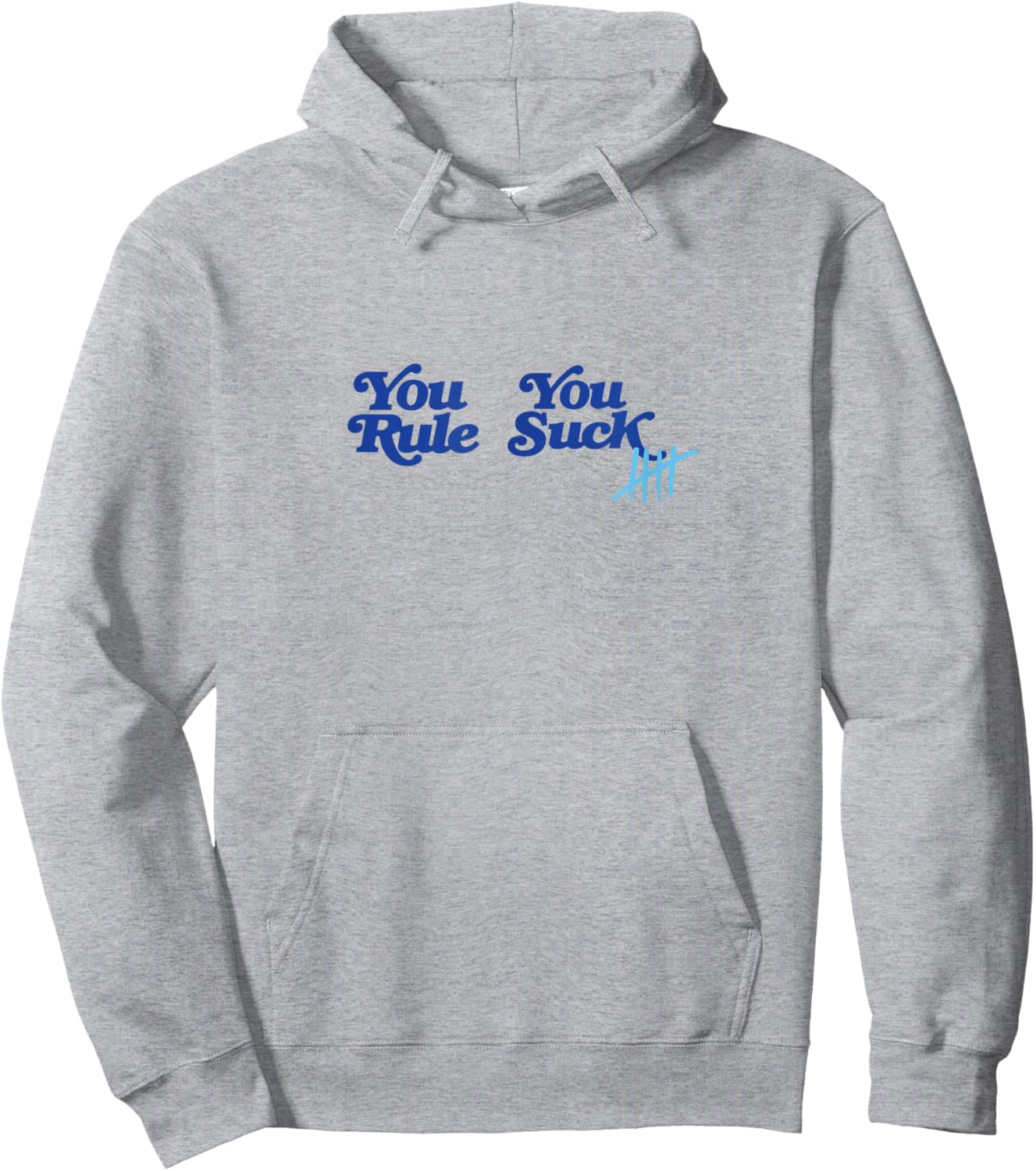Stranger Things Scoops Ahoy - You Rule You Suck , White Hoodie - Hoodie | Ash