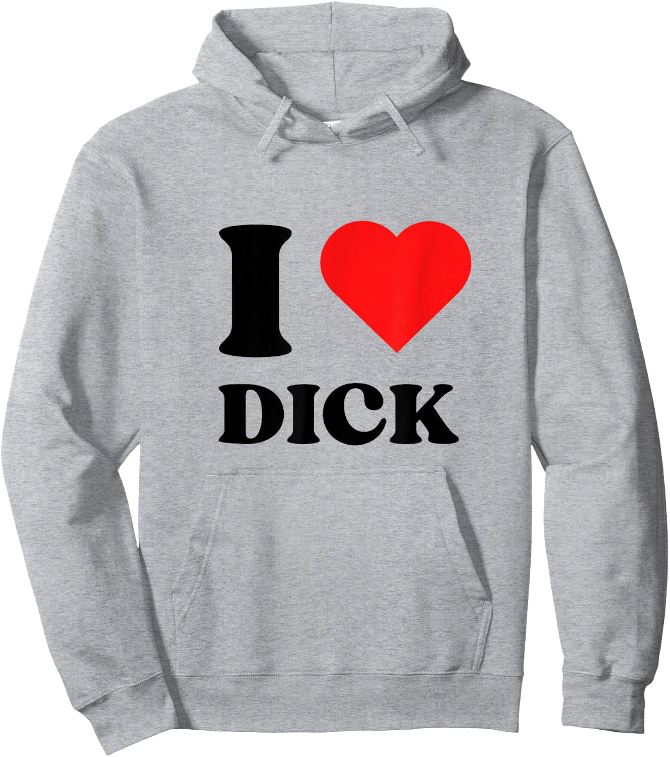 I Love Dick I Heart Dick Y2k Aesthetic Red Heart Hoodie - Hoodie | Ash