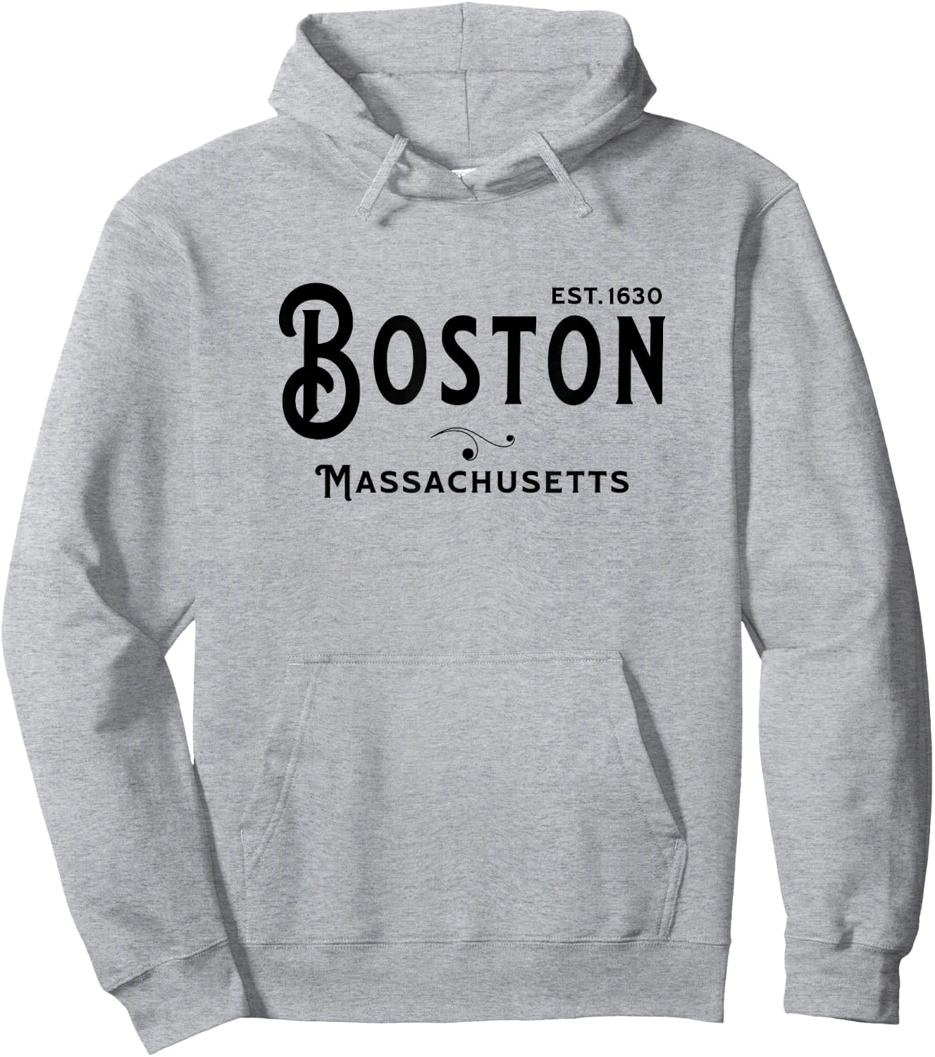 Vintage Merch MA Souvenir Visit Boston Massachusetts Hoodie - Hoodie | Ash