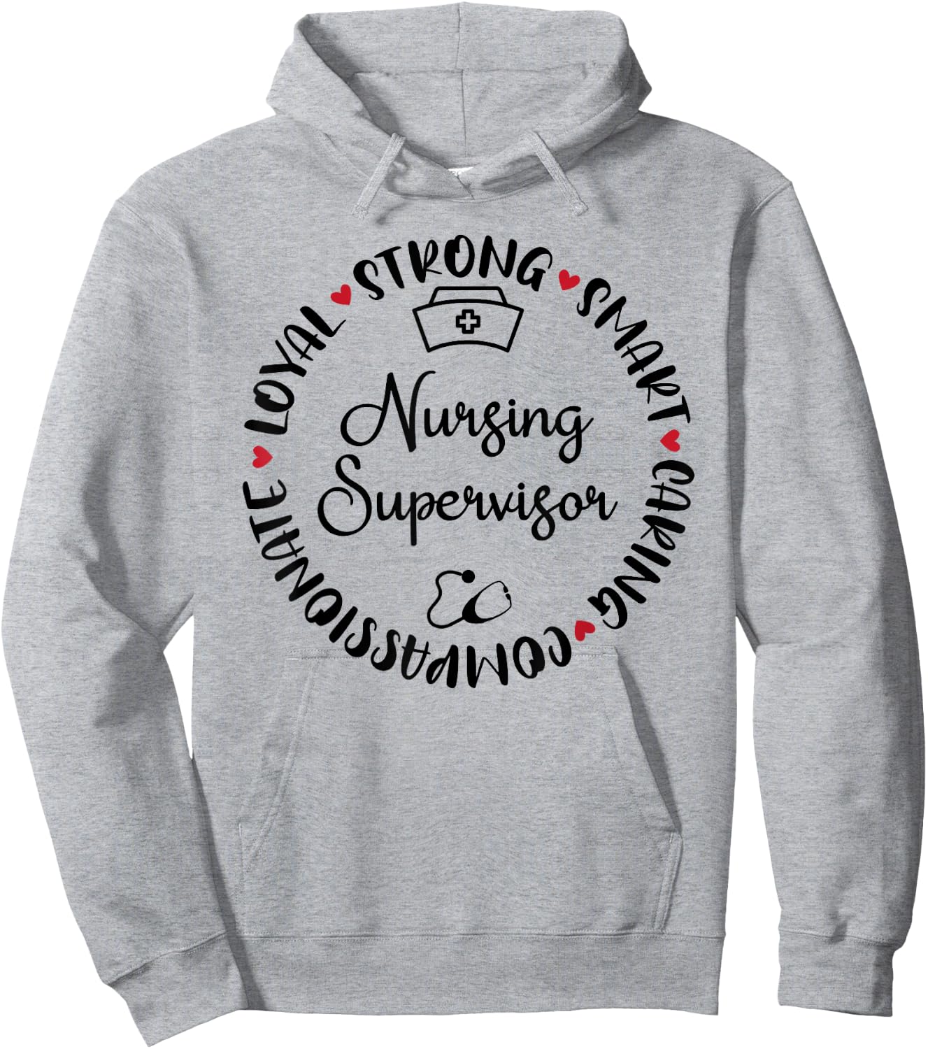 Nursing Supervisor Accessories Nurses Graduation Hoodie - Hoodie | Ash