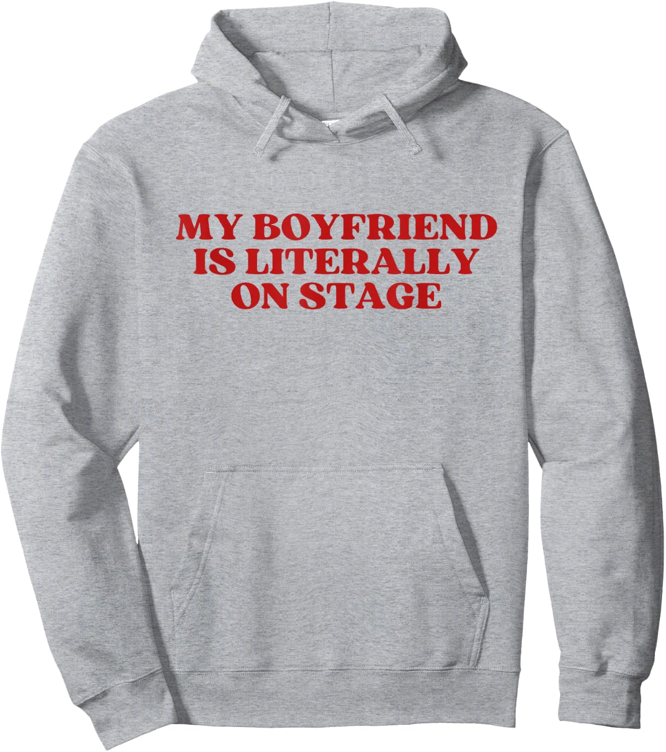 My Boyfriend Is Literally On Stage Y2K Aesthetic Hoodie - Hoodie | Ash