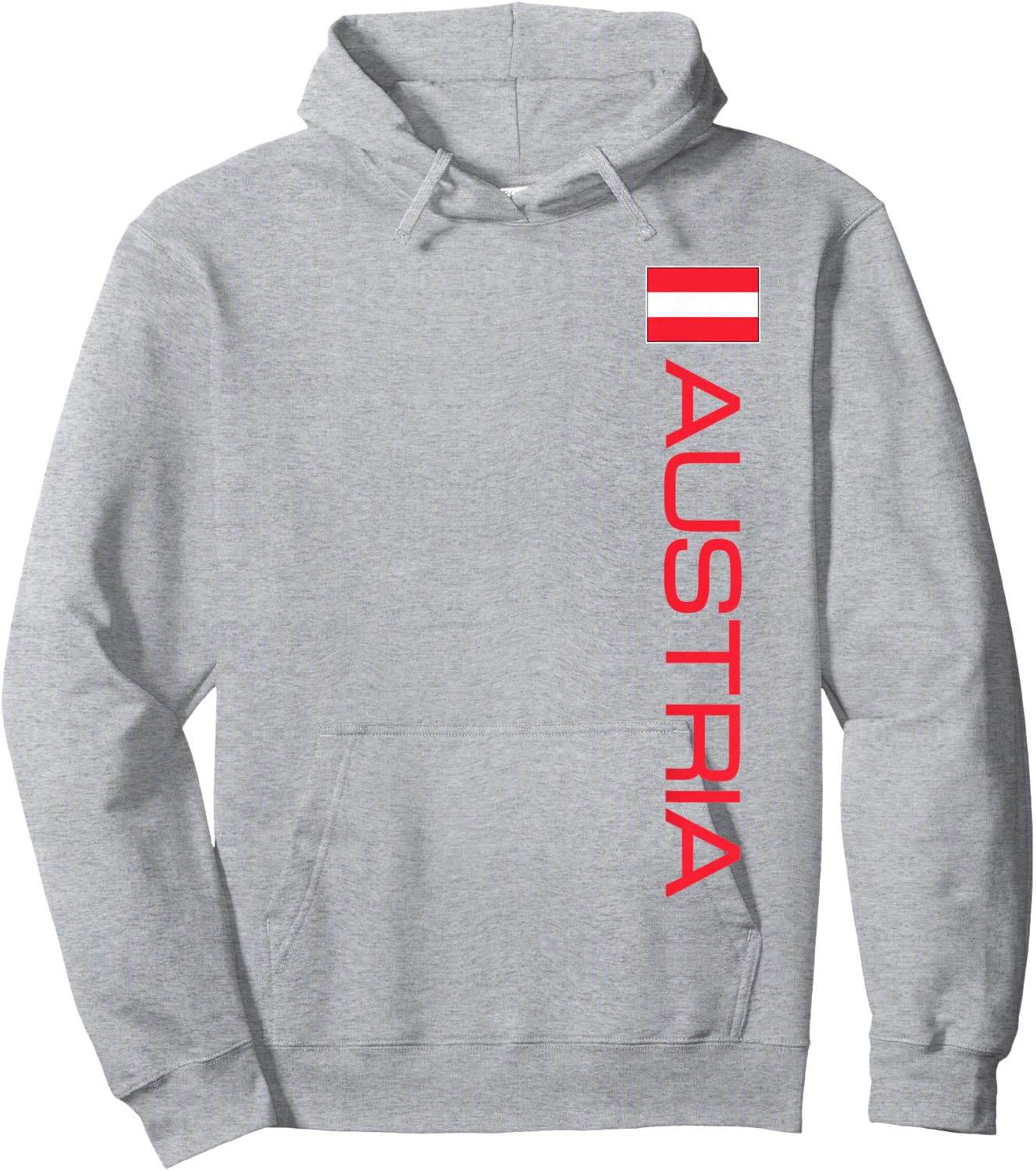 Austria Flag Austrian National Pride and Colors Hoodie - Hoodie | Ash
