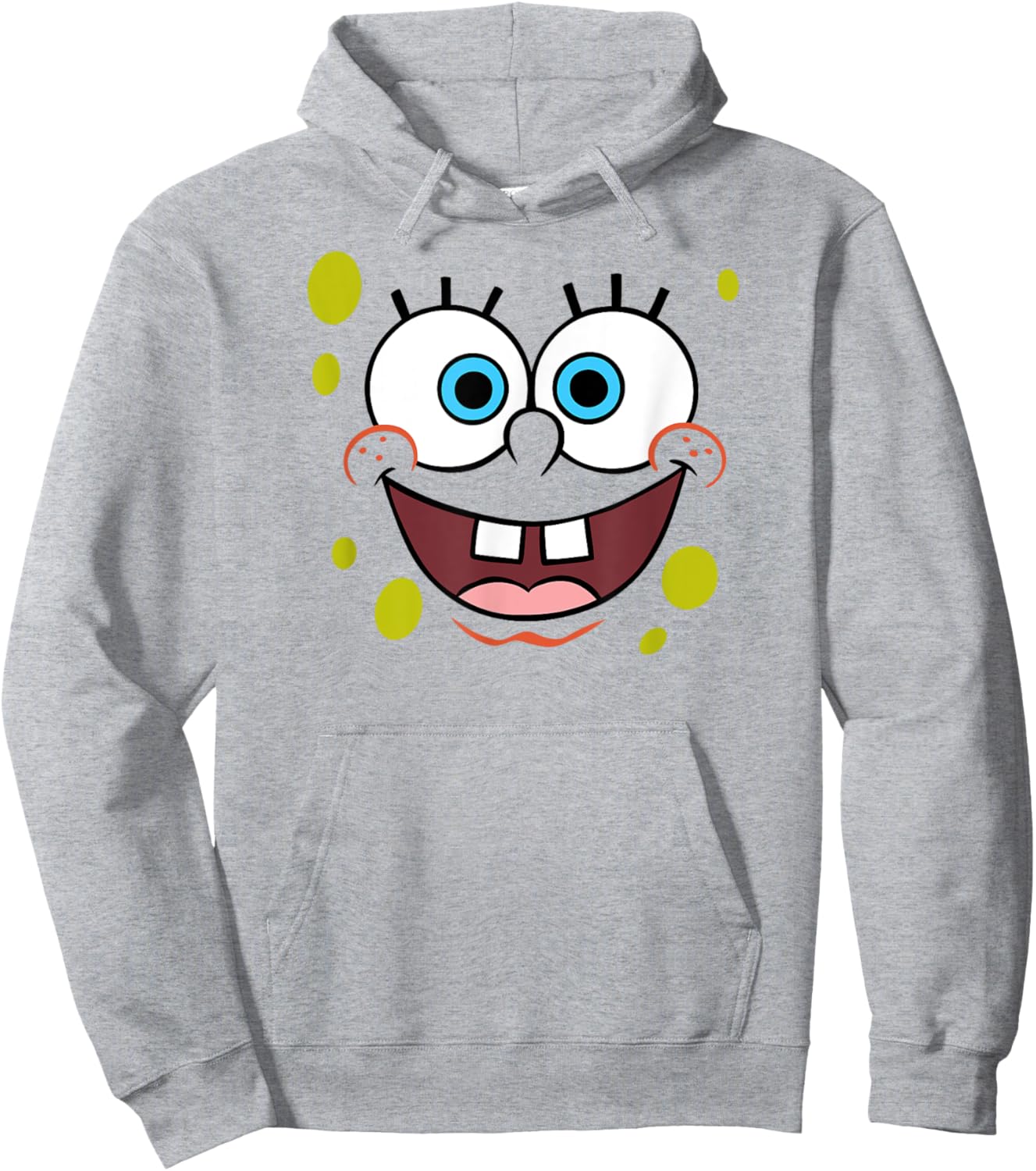 SpongeBob SquarePants Halloween Smiling Big Face Costume Hoodie - Hoodie | Ash
