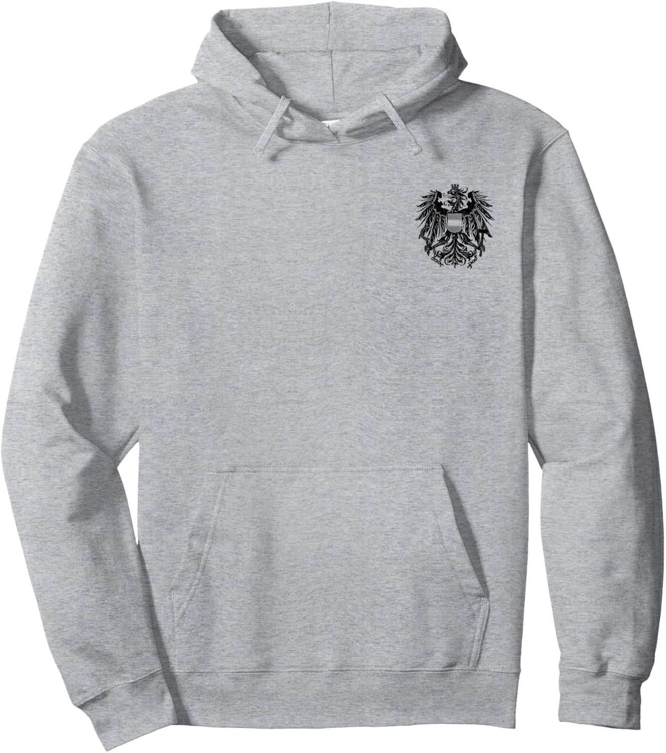 Austria Coat of Arms Austrian Eagle Emblem Symbol Flag Hoodie - Hoodie | Ash
