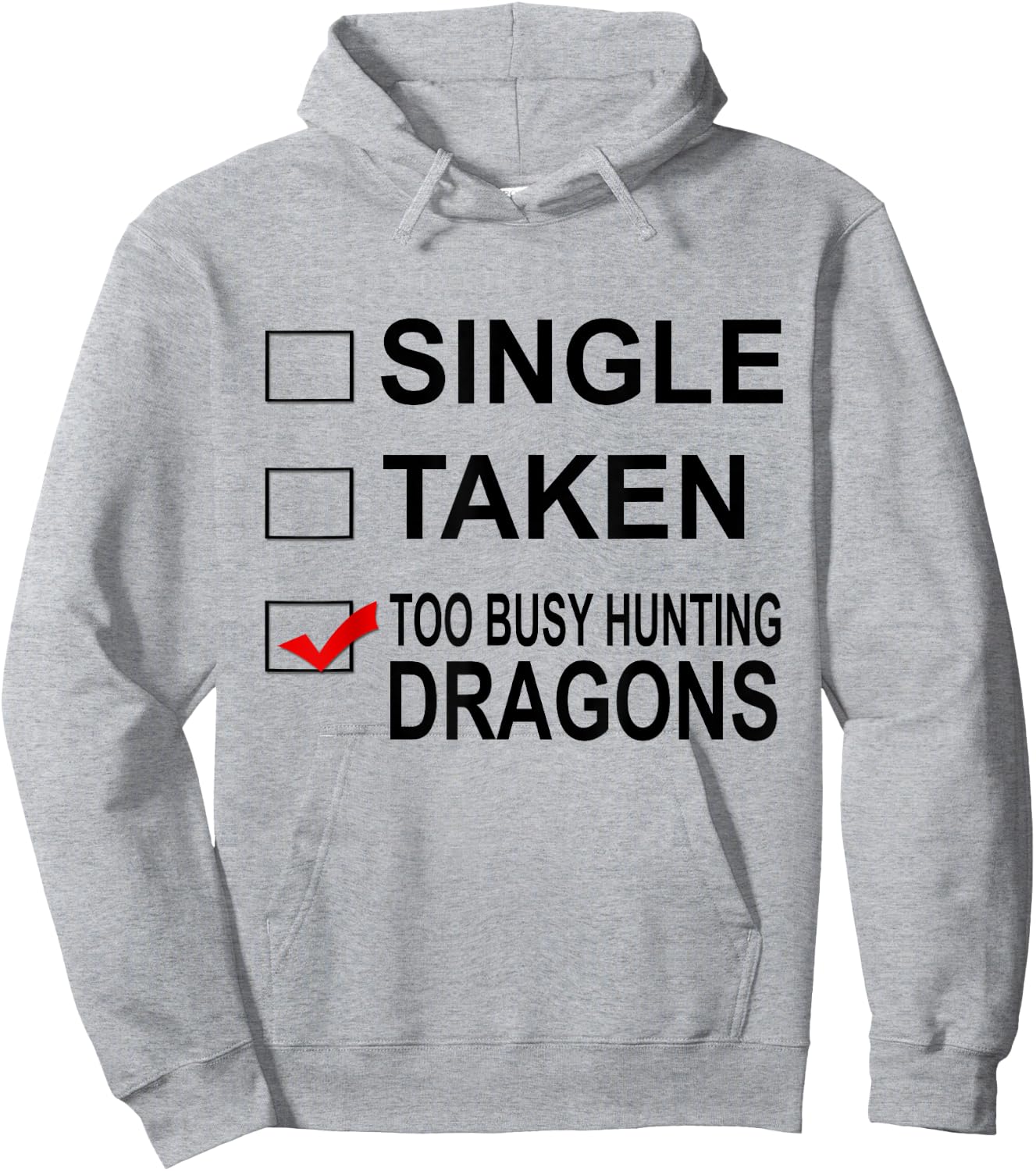 Relationship Status too busy hunting dragons GAMER Hoodie - Hoodie | Ash