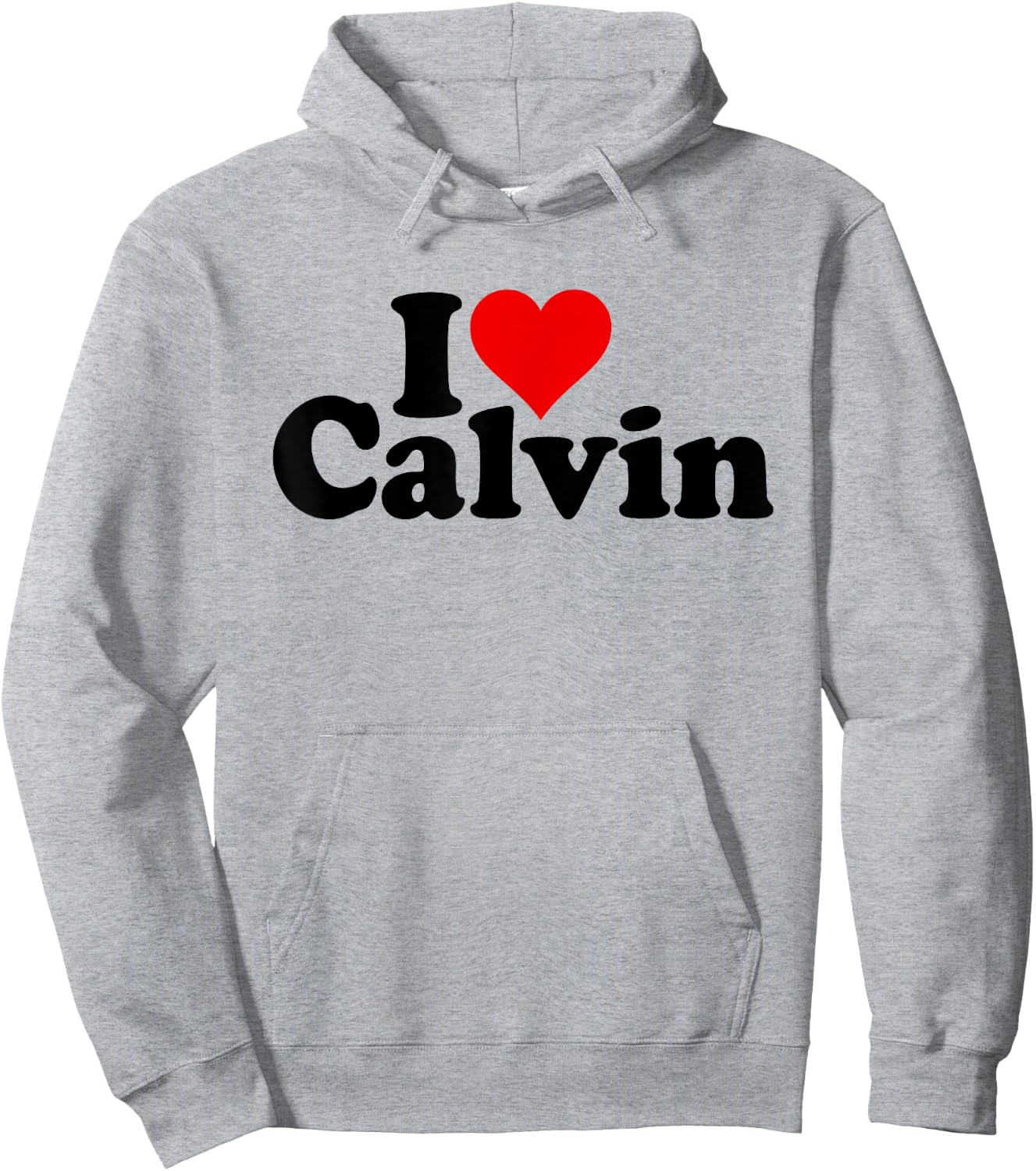 I Love Heart Calvin Hoodie - Hoodie | Ash