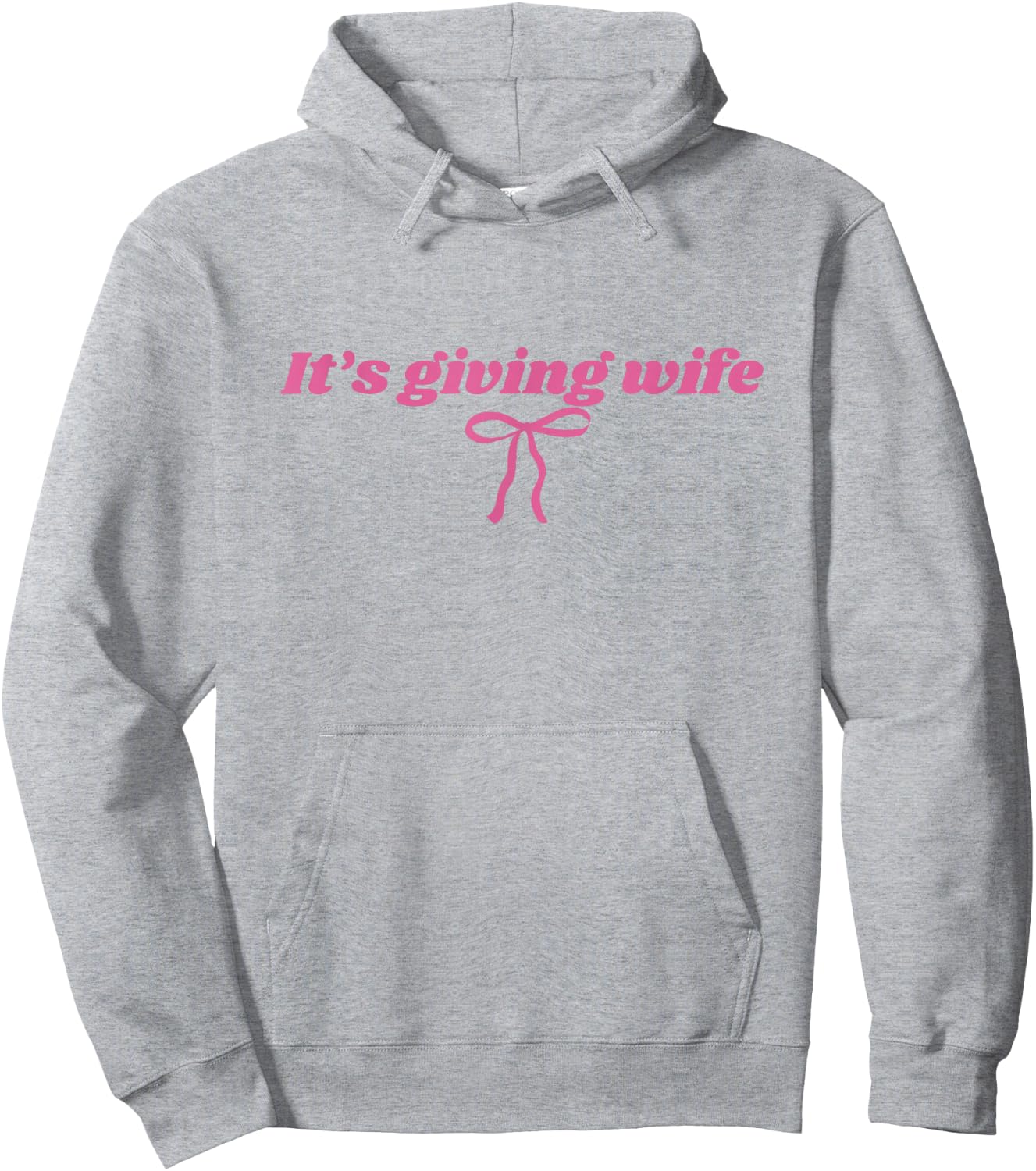 It's giving wife bow Bride to be Bridal shower Bachelorette Hoodie - Hoodie | Ash