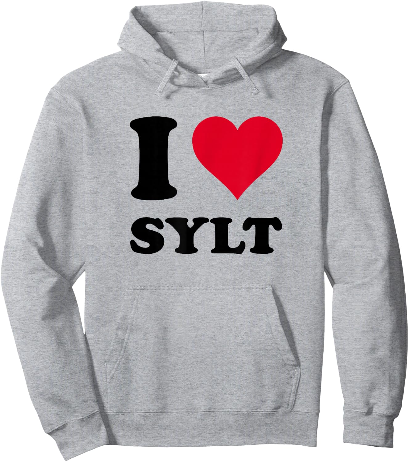 I Love Sylt , White Hoodie - Hoodie | Ash