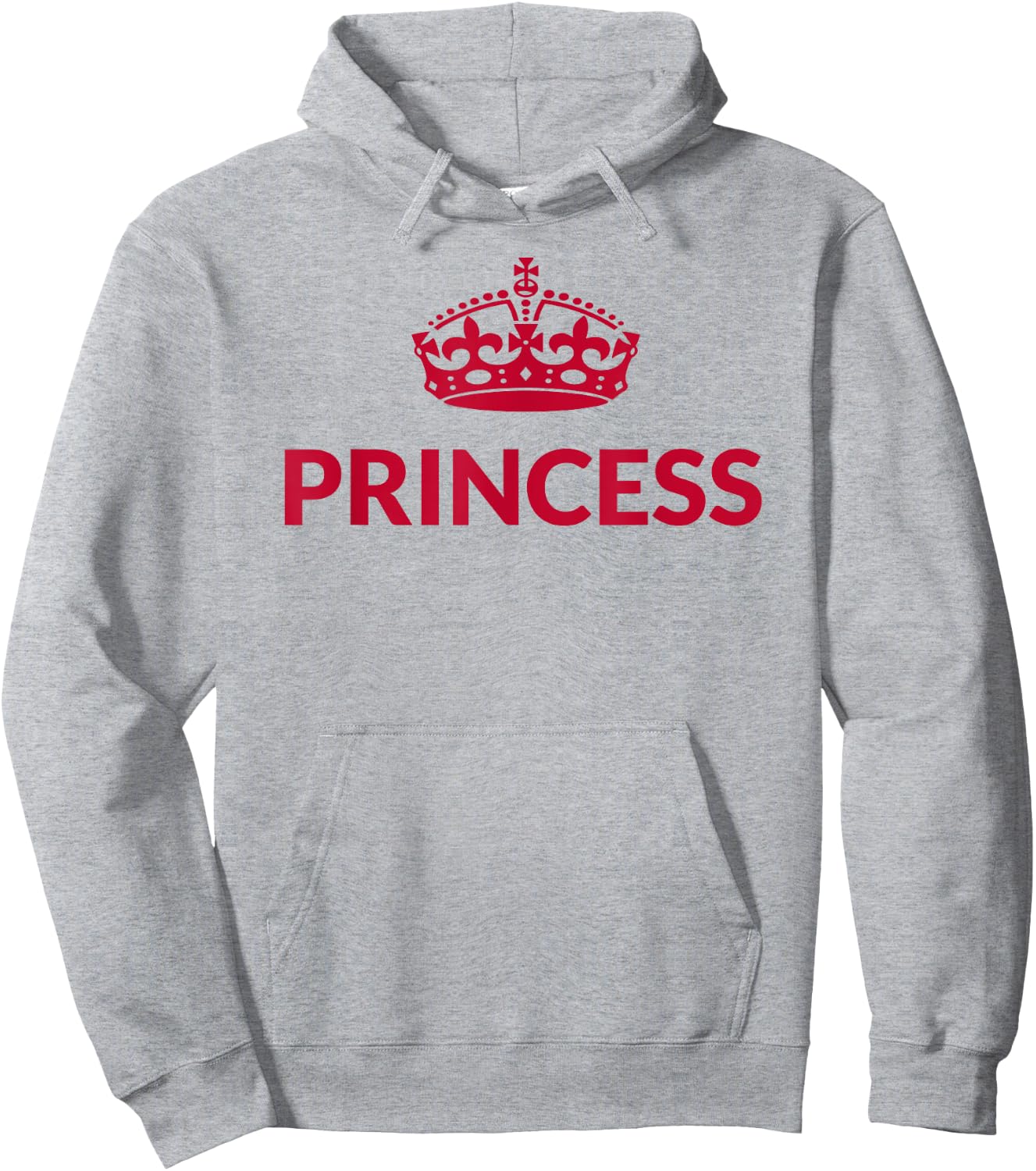 Funny Princess with Crown or Tiara Motif , pink Hoodie - Hoodie | Ash