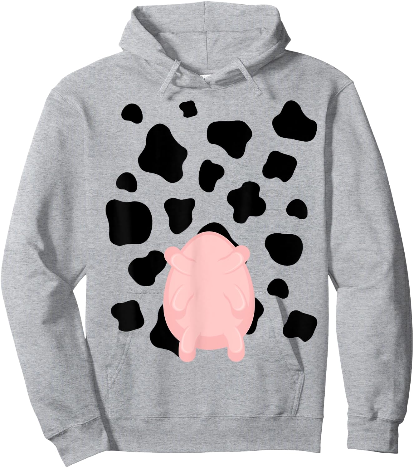 Cow Utter Funny Last Minute Halloween Costume Idea Hoodie - Hoodie | Ash