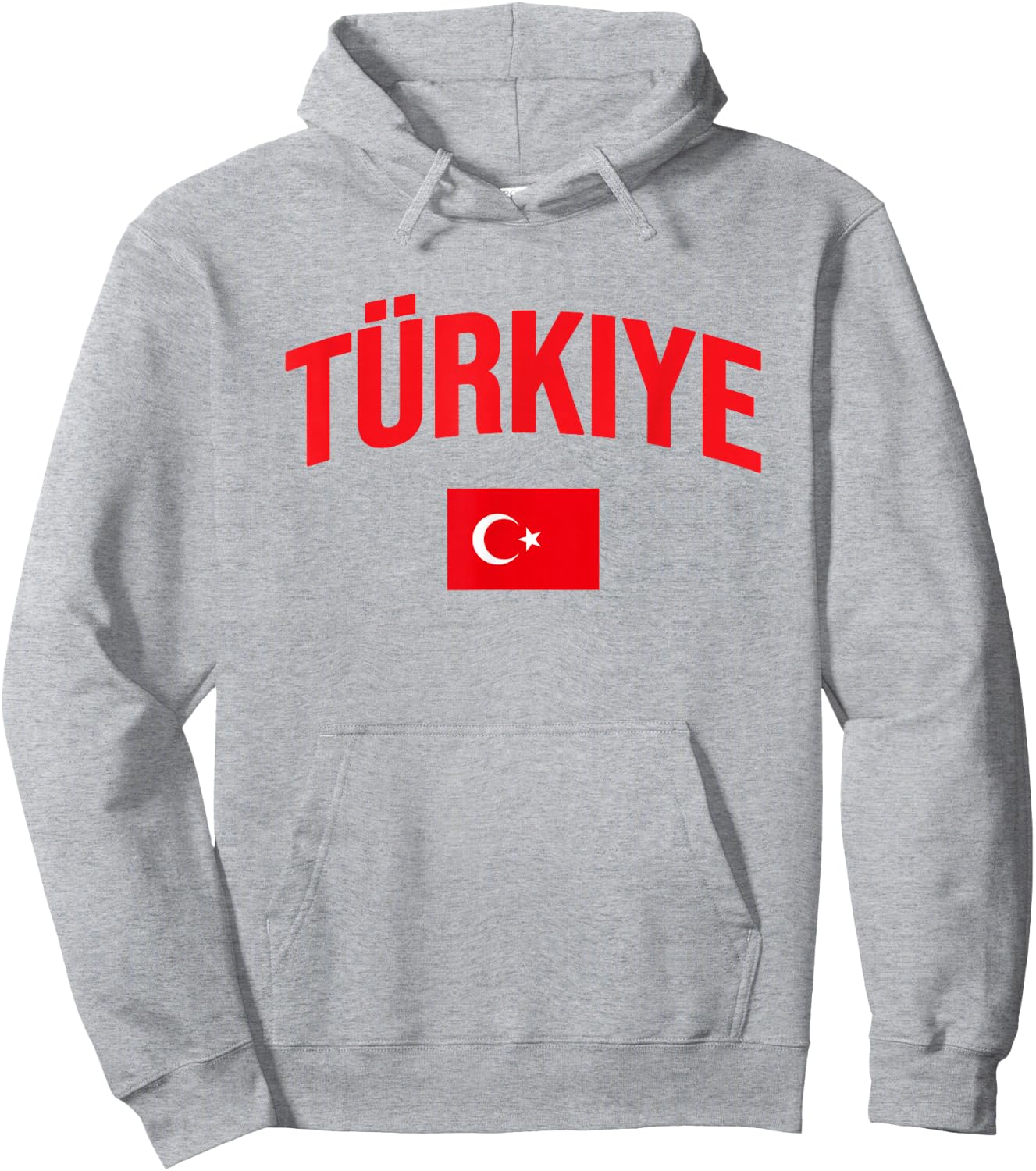 Türkiye - Flag of Turkey - Classic Hoodie - Hoodie | Ash