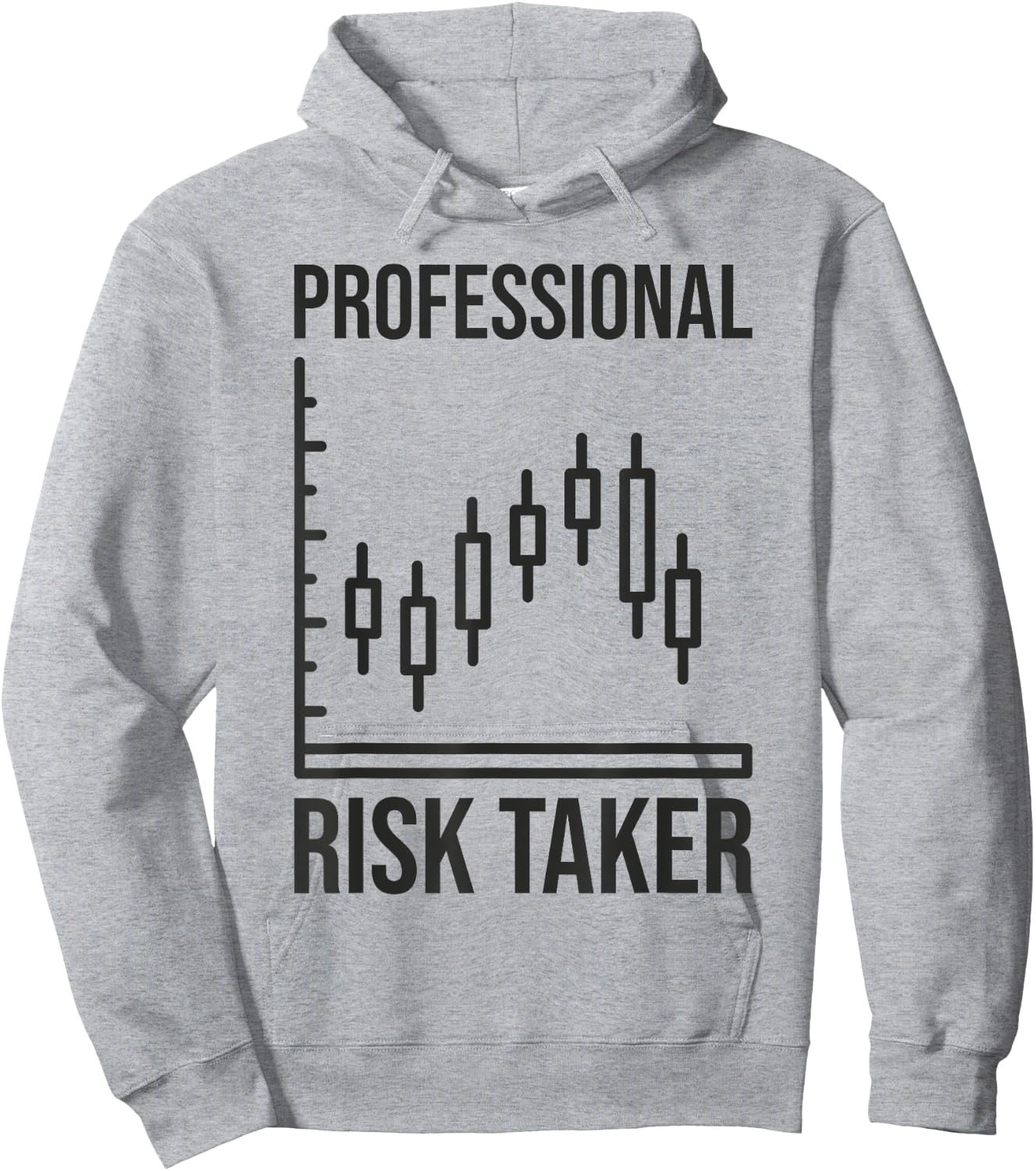 Professional Risk Taker - Forex Investing Day Trader Trading , grey, S Hoodie - Hoodie | Ash