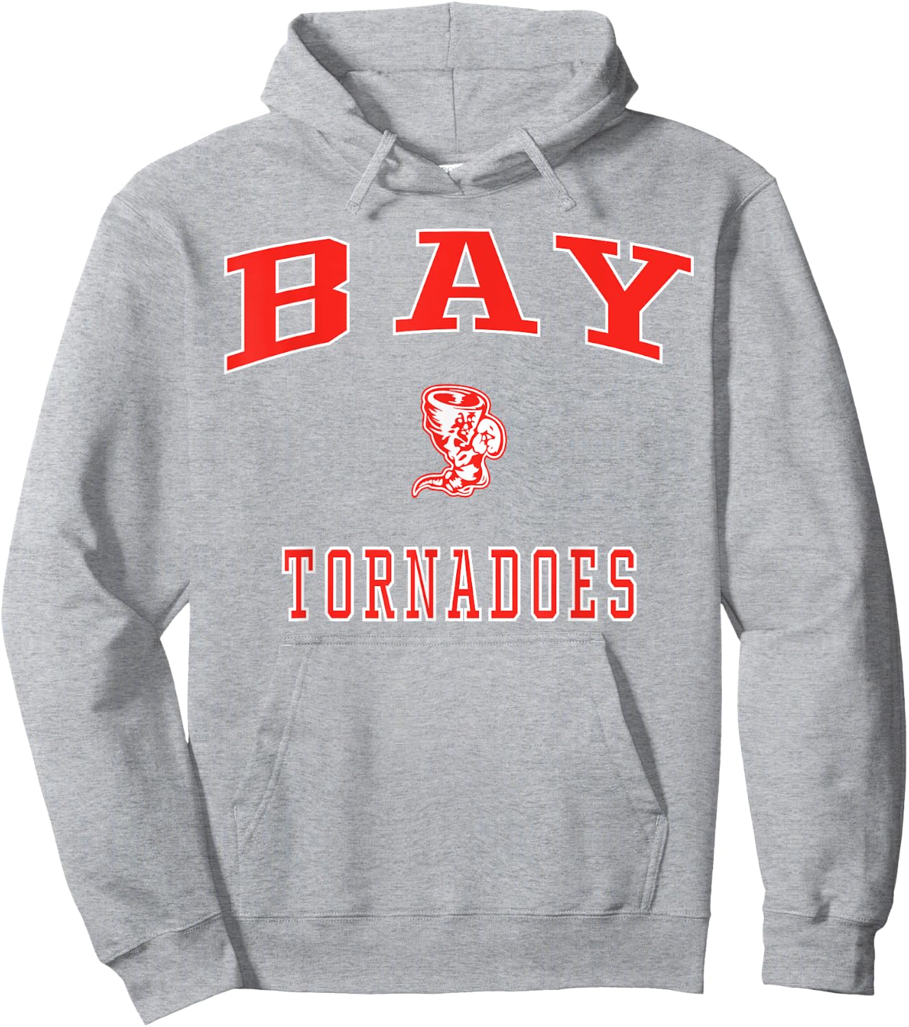 Bay High School Tornadoes Hoodie - Hoodie | Ash