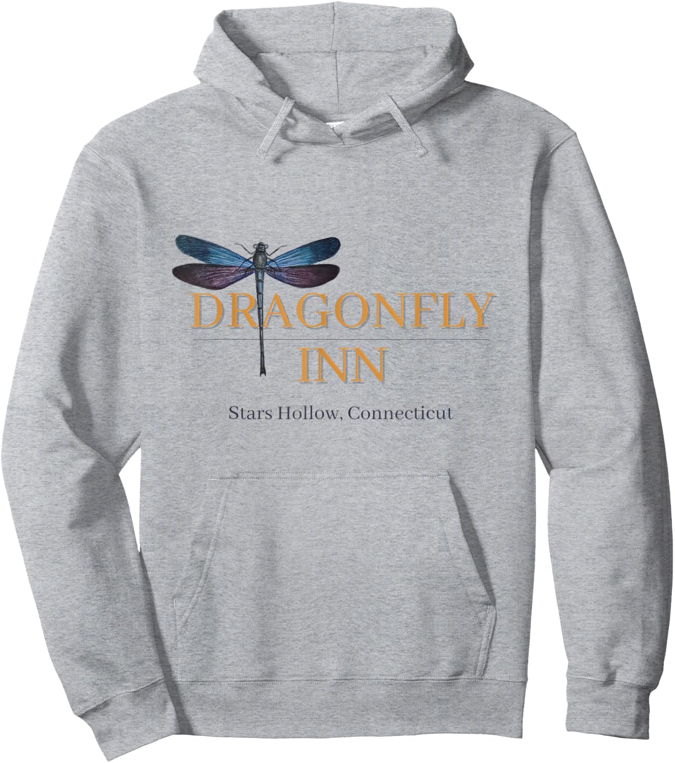 Dragonfly Inn Stars Hollow CT Cute, Funny Hoodie - Hoodie | Ash