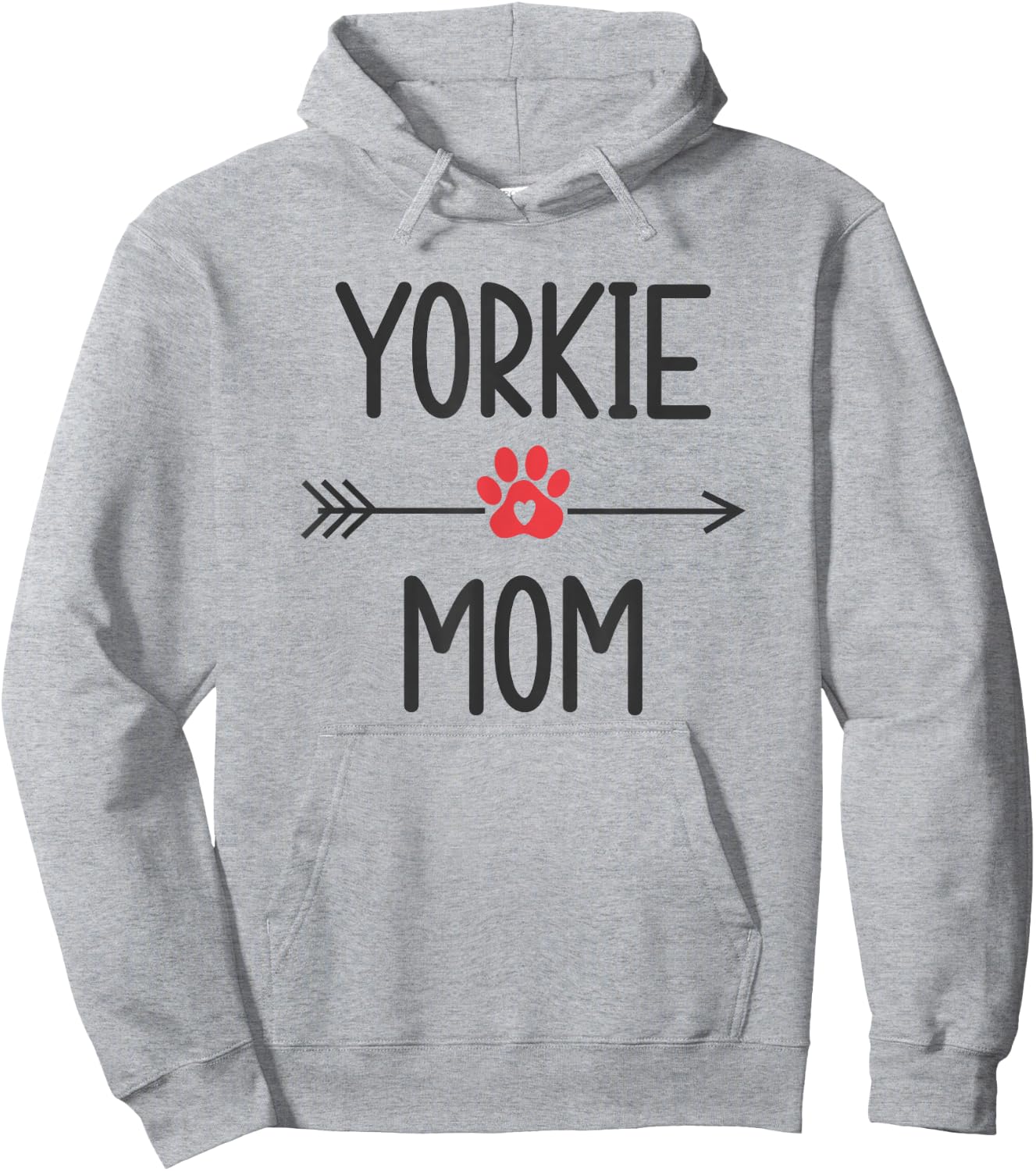 Yorkie Mom Yorkshire Terrier Dog Lovers Gift Women Yorkie Hoodie - Hoodie | Ash