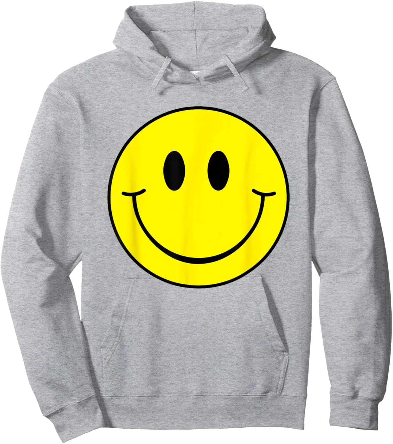 Yellow Smile Face Shirt Cute Happy Peace Smiling Face Kids Hoodie - Hoodie | Ash