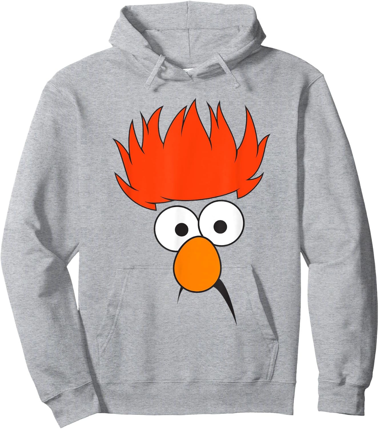 The Muppets Beaker Face , gray Hoodie - Hoodie | Ash