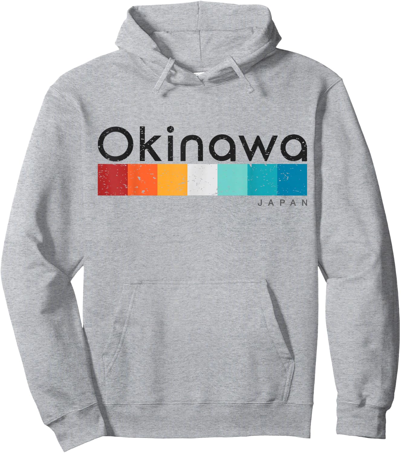 Vintage- im Retrodesign von Okinawa Japan Hoodie - Hoodie | Ash