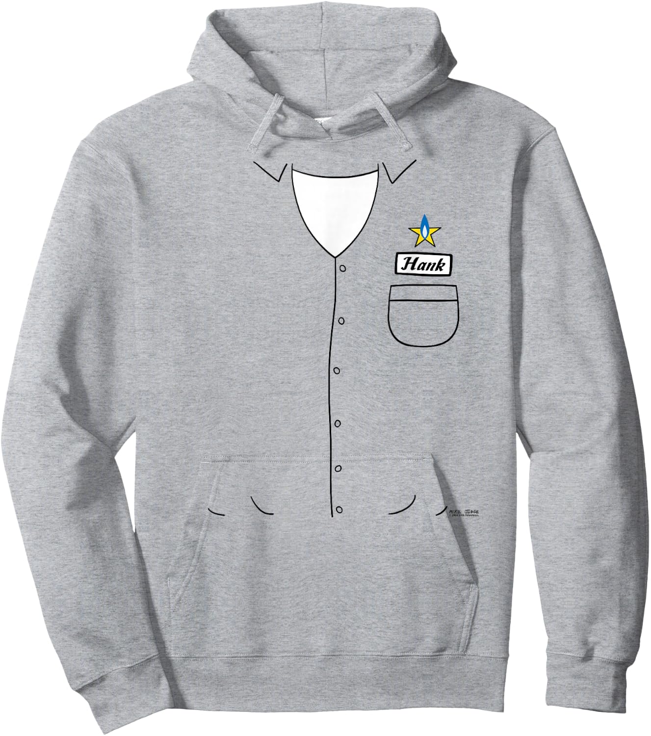 King Of The Hill Hank Halloween Propane Salesman Costume Hoodie - Hoodie | Ash