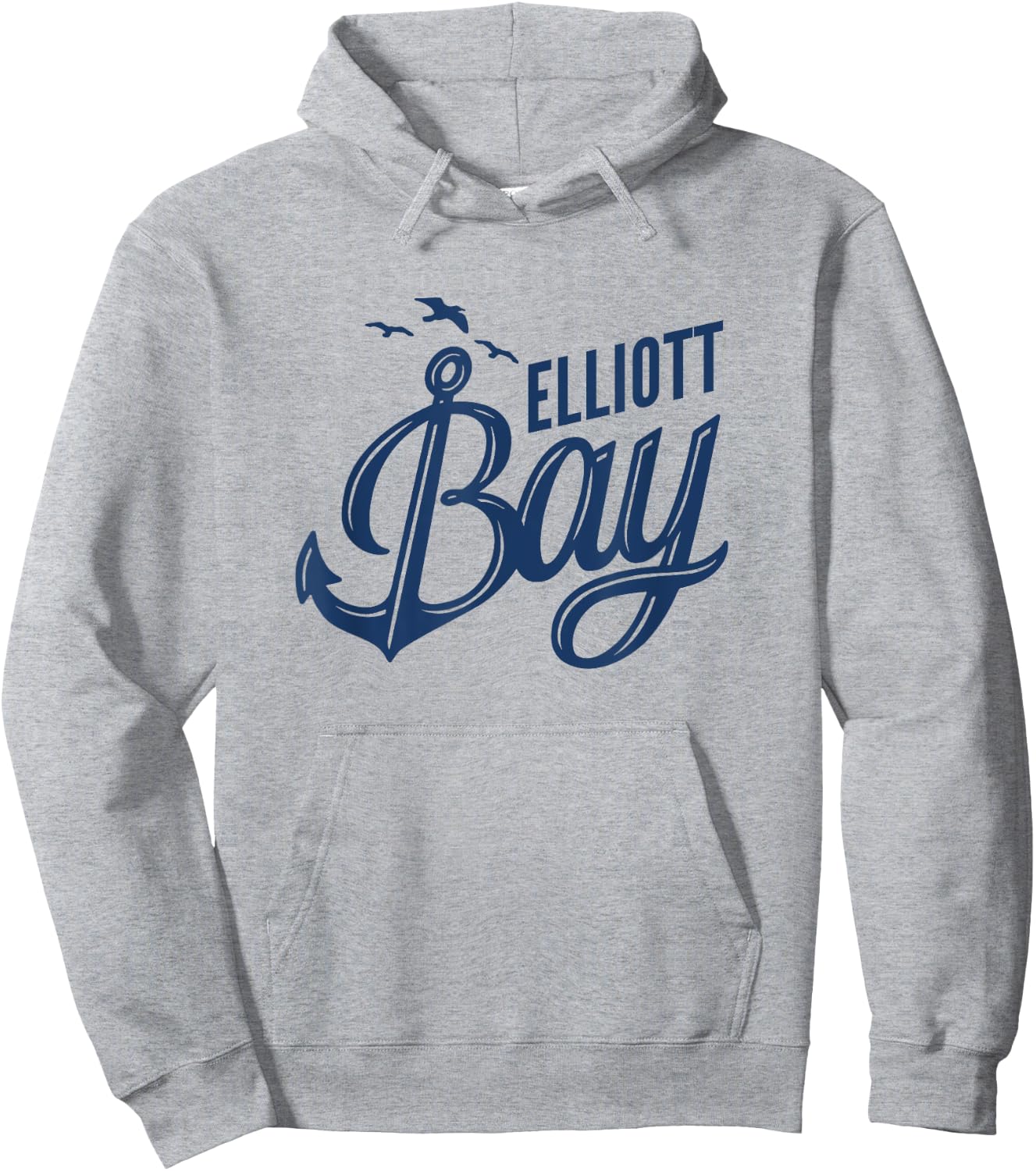 Elliott Bay Puget Sound Seattle Sailing and boating Hoodie - Hoodie | Ash