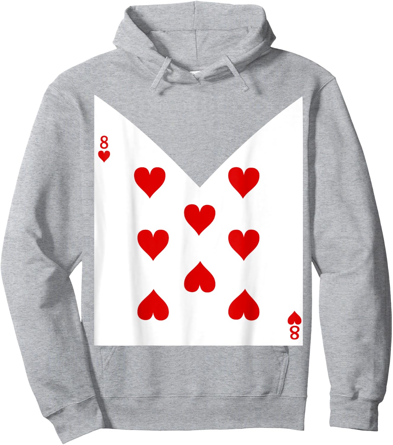 Original Halloween Playing Card Costume Alice In Wonderland Hoodie - Hoodie | Ash