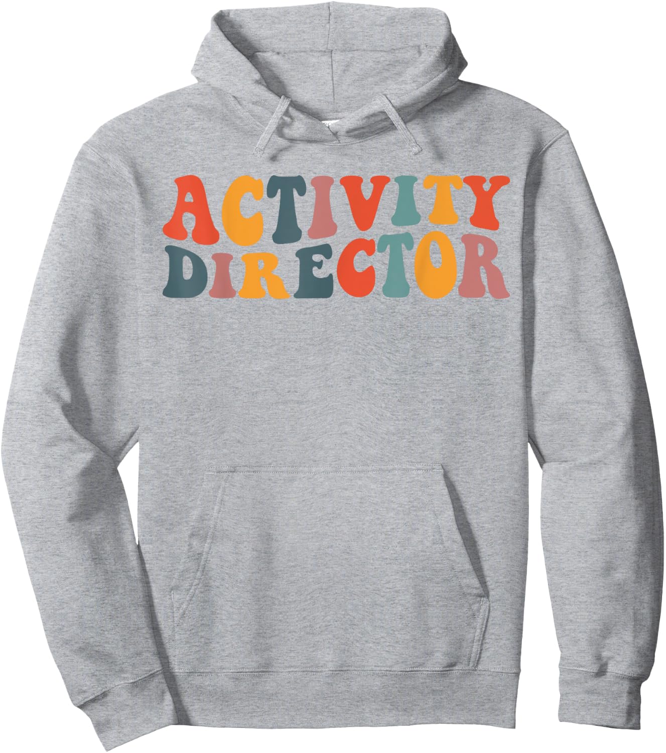 Activity Director Activity Professionals Week Groovy Retro Hoodie - Hoodie | Ash