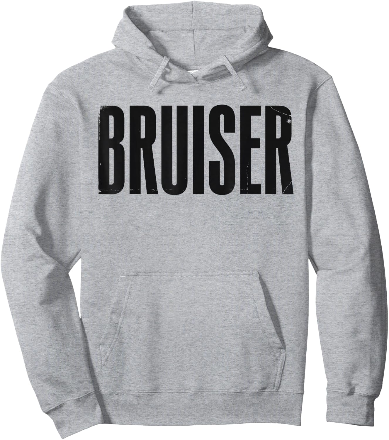 Bruiser Retro Funny Hoodie - Hoodie | Ash