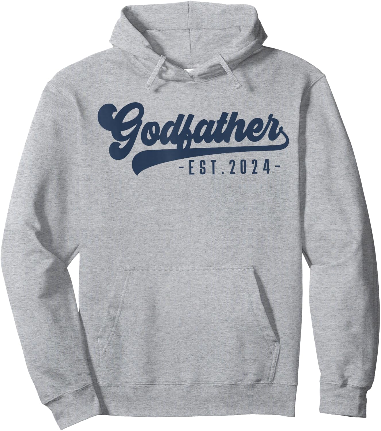 Godfather Est 2024 Godfather To Be Gifts New God Dad Hoodie - Hoodie | Ash