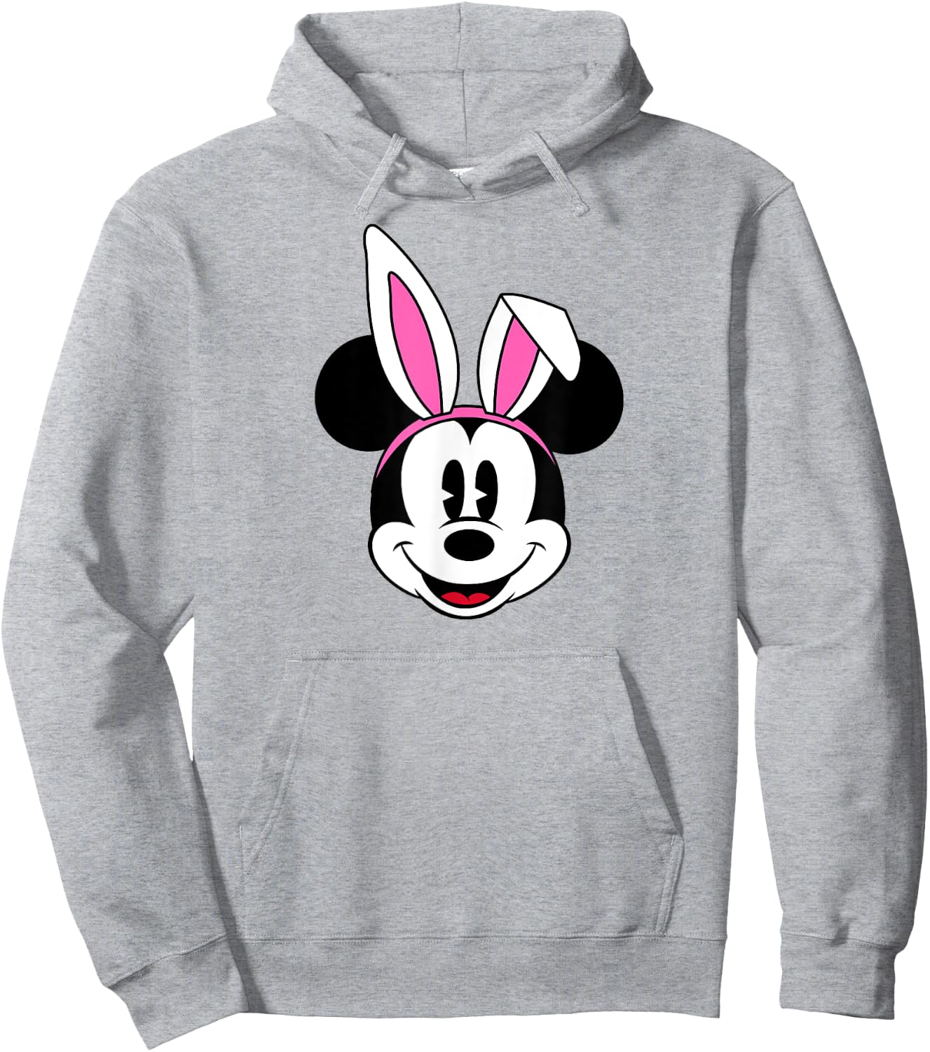 Amazon Essentials Disney Mickey Mouse Spring Easter Bunny Ears Hoodie - Hoodie | Ash