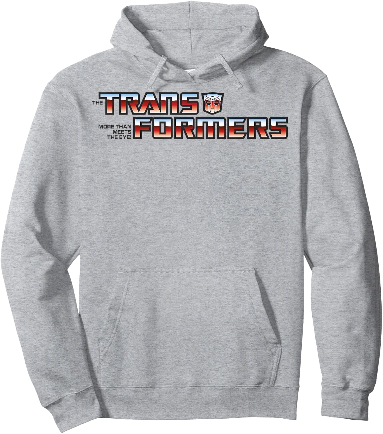 Transformers Red Gradient Classic Vintage Logo Hoodie - Hoodie | Ash