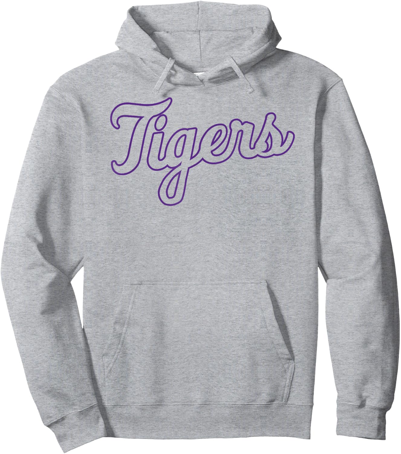 Clemson Tigers Cursive Mascot Orange Officially Licensed Hoodie - Hoodie | Ash