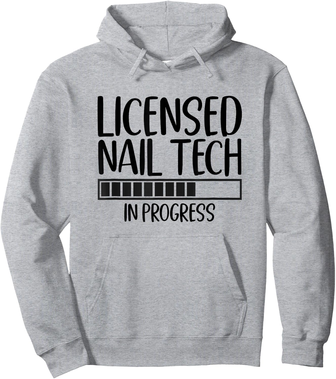 Nail Tech In Progress Future Nail Tech Hoodie - Hoodie | Ash