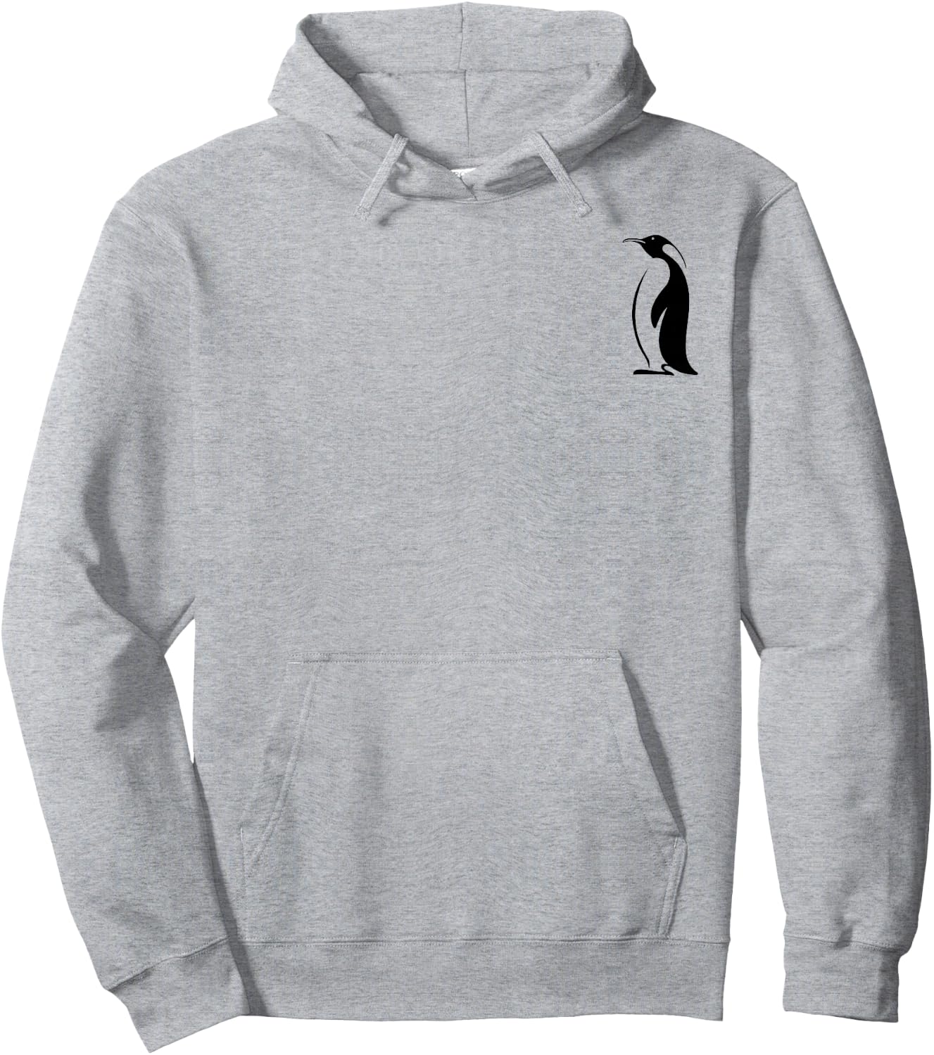 Penguin Logo Hoodie - Hoodie | Ash