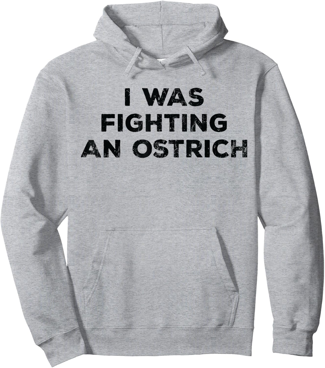 Injury Surgery - I Was Fighting An Ostrich Hoodie - Hoodie | Ash