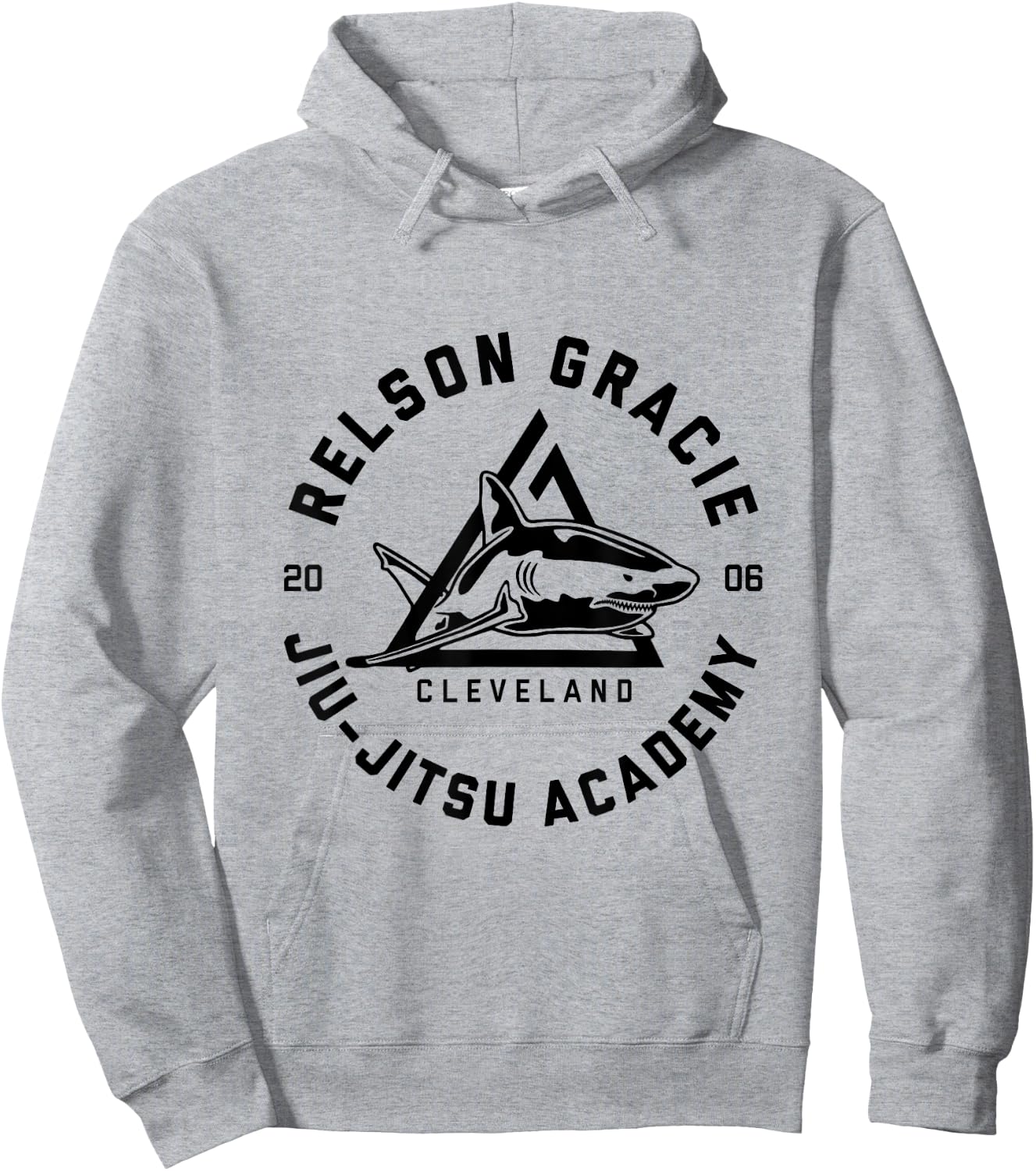 Relson Gracie Cleveland Jiu-Jitsu Hoodie - Hoodie | Ash