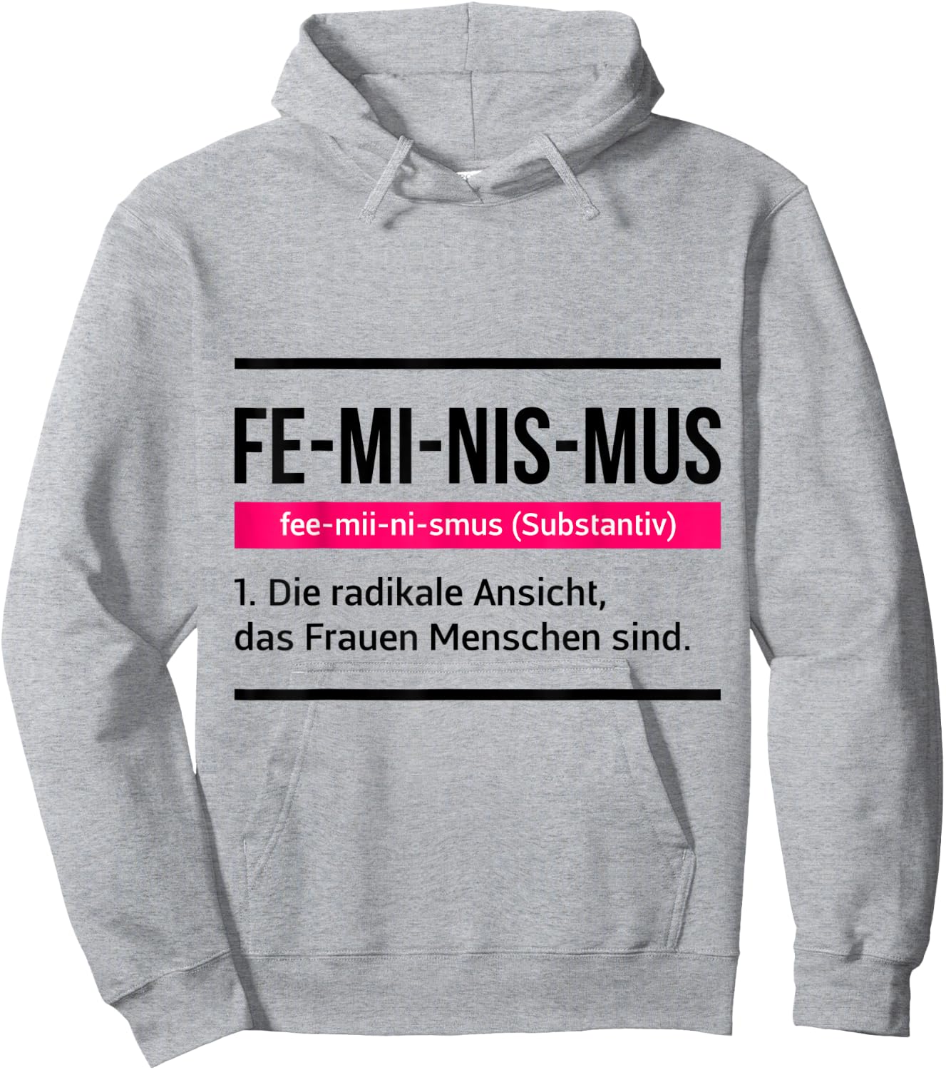 Feminismus Spruch Geschenk Sexismus Gleichberichtigung Defin Hoodie - Hoodie | Ash