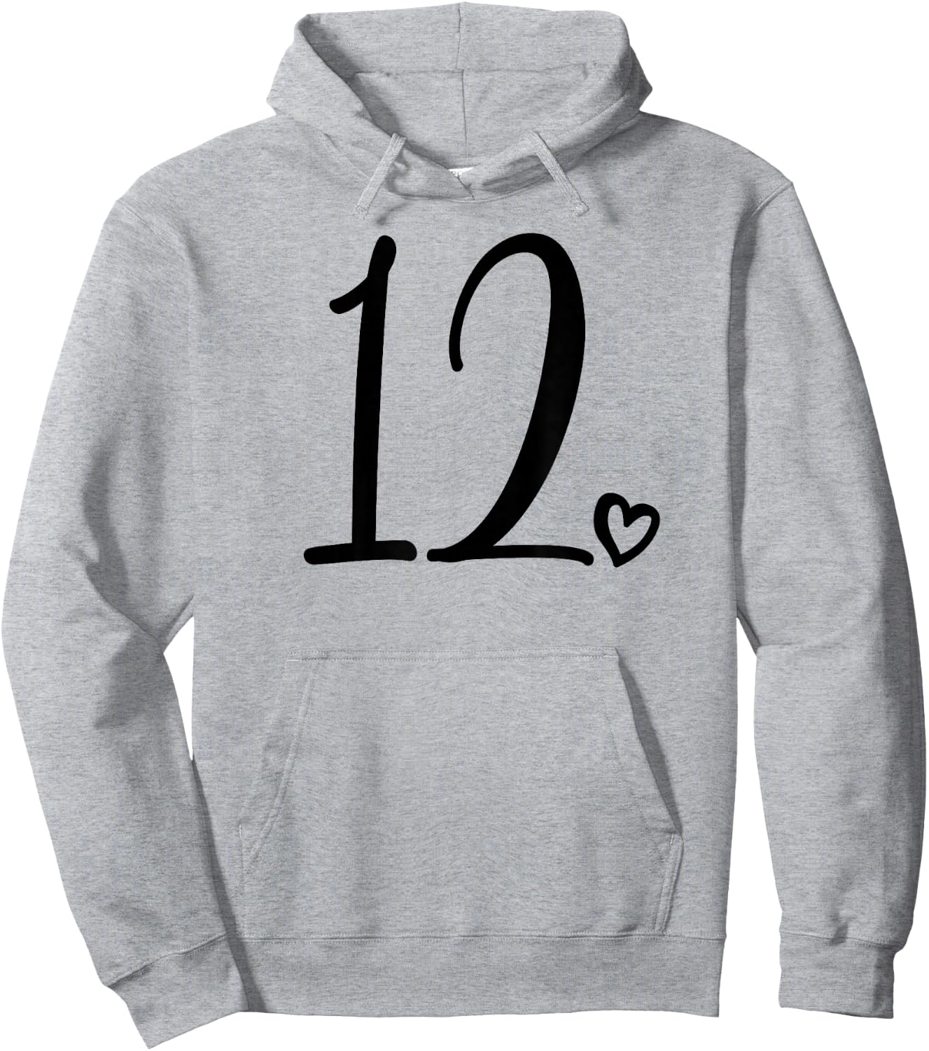 12. Geburtstag Kinder Mädchen Zwölf niedliche Zahl 12 Jahre alt Hoodie - Hoodie | Ash